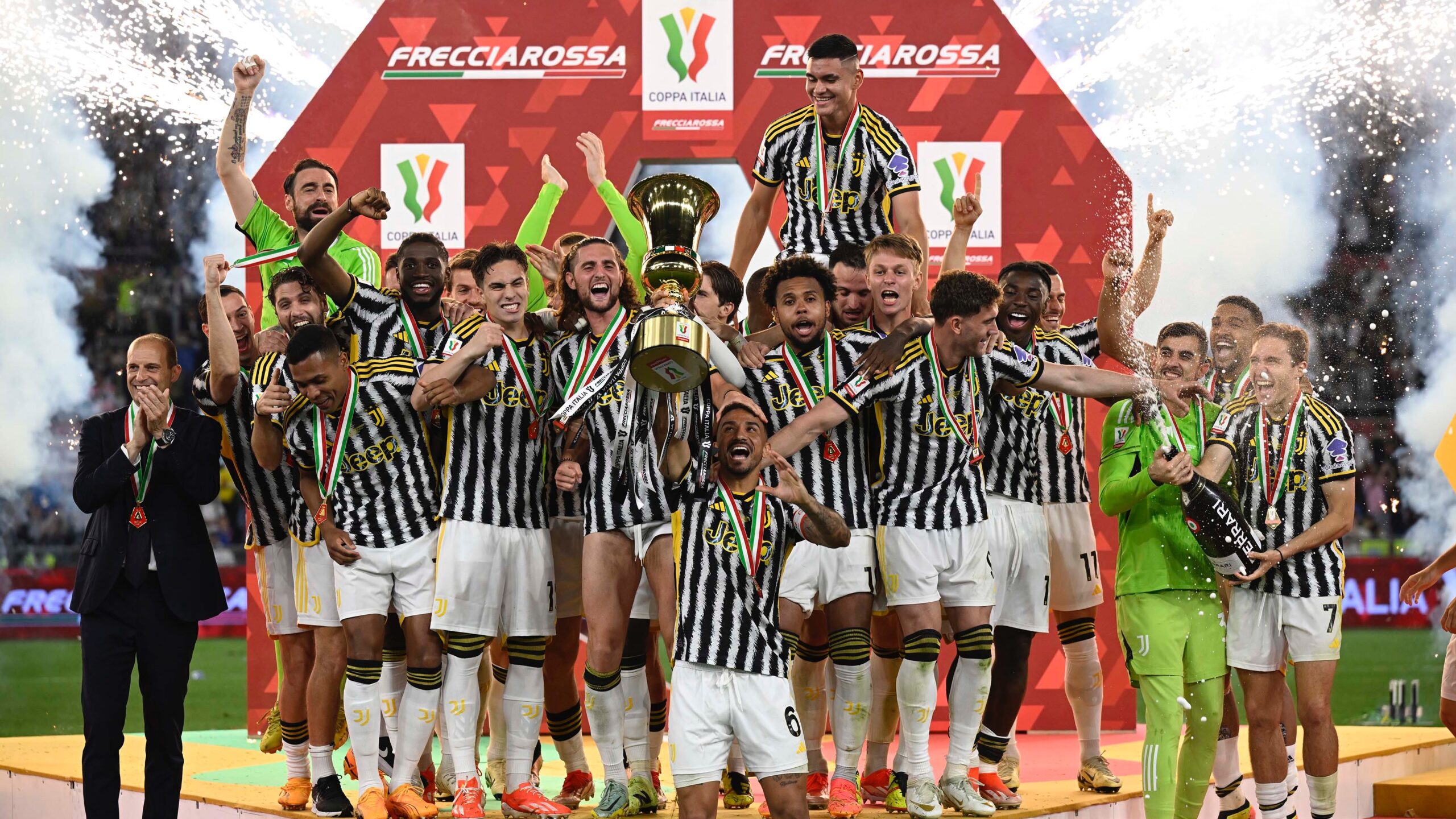 I giocatori della Juventus