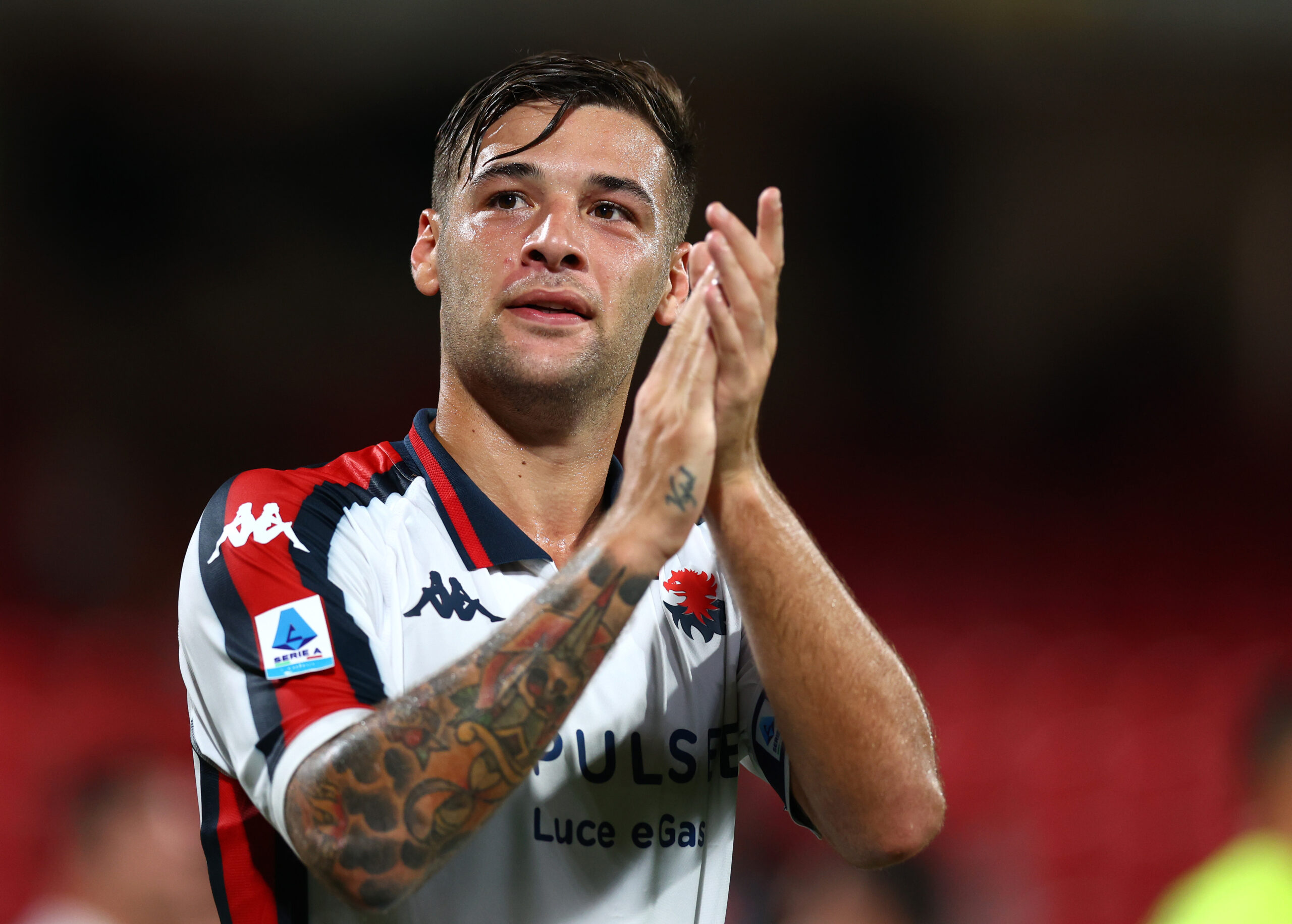Vogliacco con il Genoa in una gara di Serie A