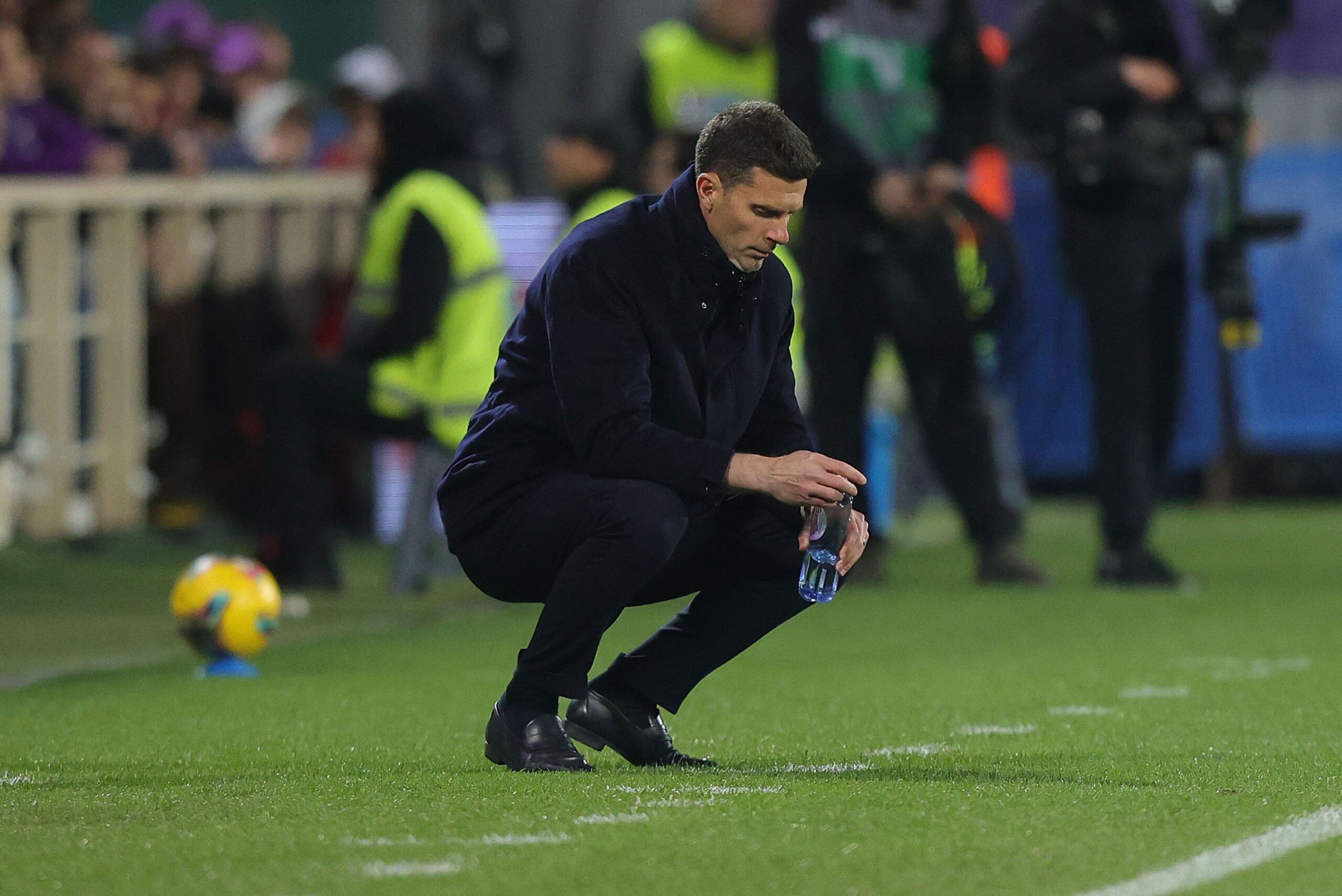 Juventus, vertice tra Giuntoli, Scanavino e Thiago Motta: confermata la fiducia all'allenatore